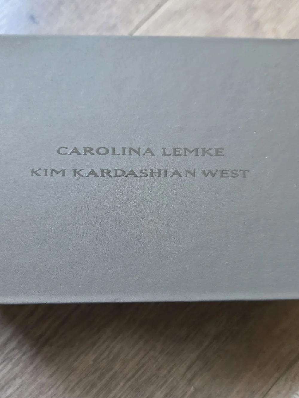 Shield-Style Women's Sunglasses in Smoke by Carolina Lemke X Kim Kadashian West